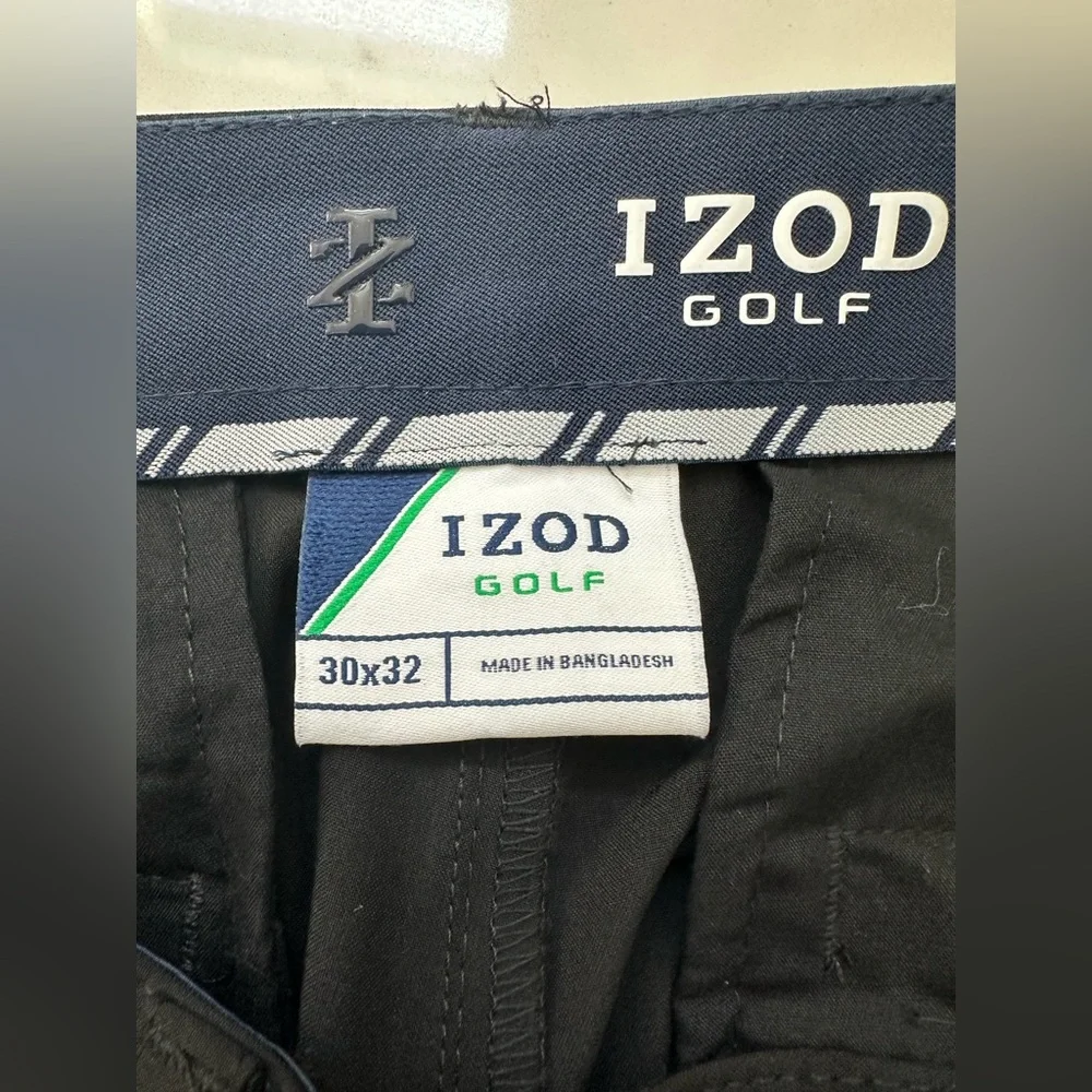 Izod Men's Dark Gray Dress Pants